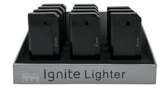 Premium Silver Carbon Fiber Lighter (Gift Box)