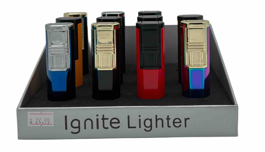 Tall Standing Torch Lighter (Checkered)