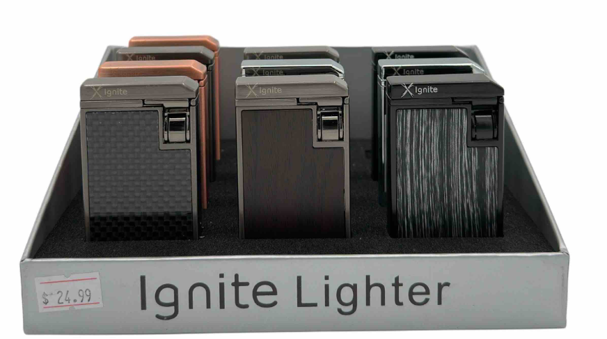 Tall Jet Flame Cylindrical Lighters