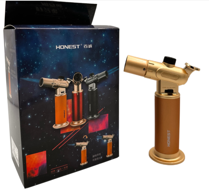 Honest Gold Torch W/O Butane Lighter