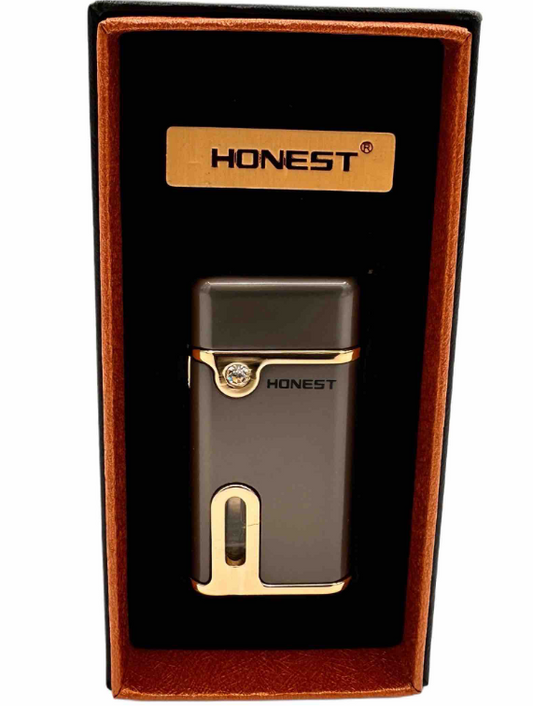 Honest Dark Gray Gold Trim W/O Butane Lighter