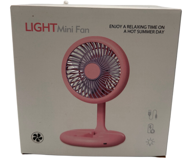 Mini Fan (Light Mini Fan – Portable Pink Fan)