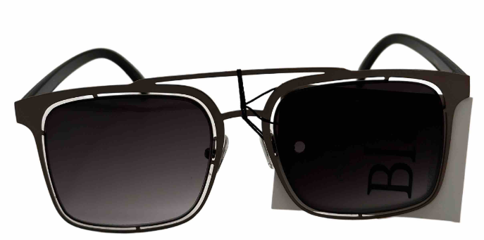 Sunglasses – Square Frame Metal Style (Assorted Colours)