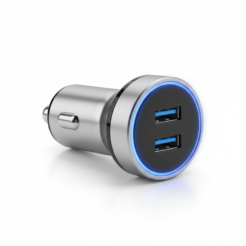 Car Charger — Type-C + USB 3.0