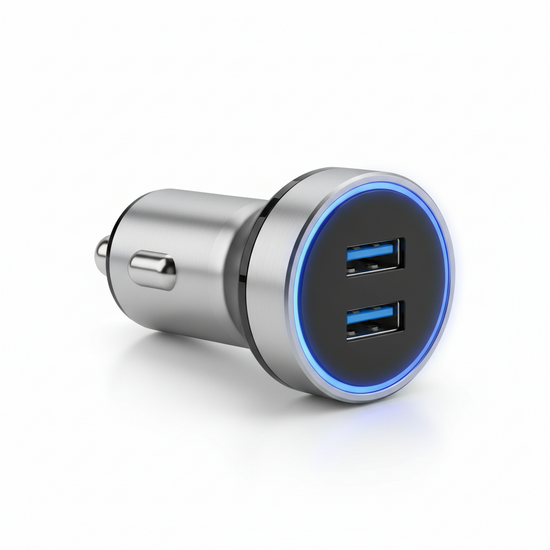 Car Charger — Type-C + USB 3.0