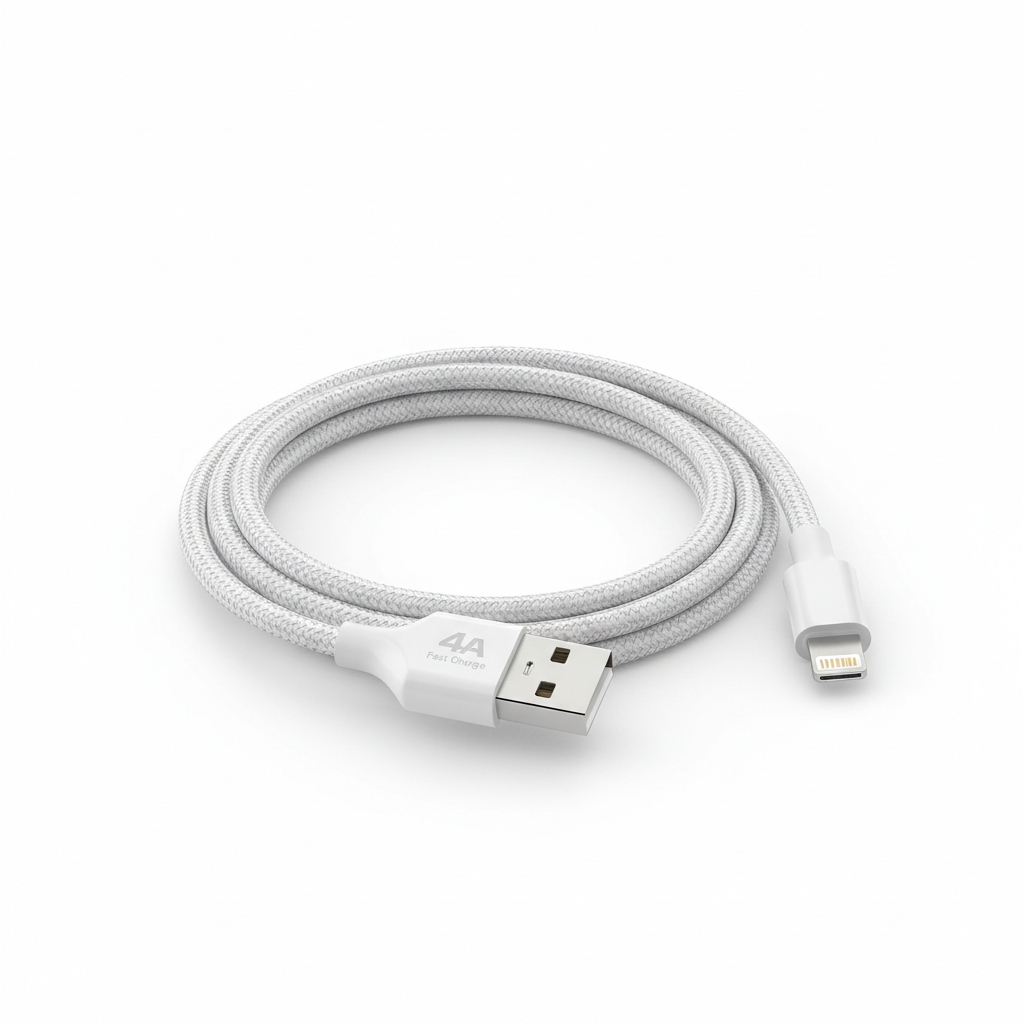 USB to Lightning — 4A Threaded 1M
