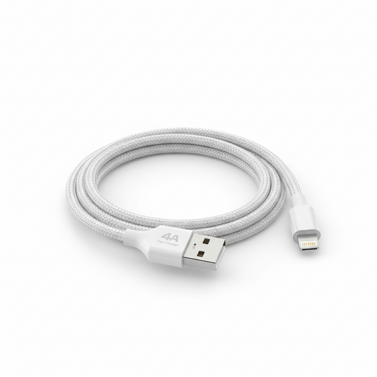 USB to Lightning — 4A Threaded 1M