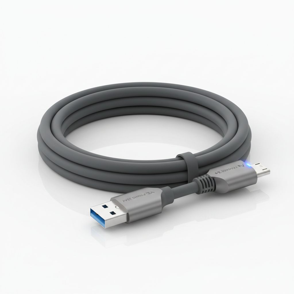 USB to Micro — 3A Fast Silicon 1M